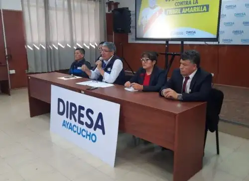 La Dirección Regional de Salud de Ayacucho declaró en alerta epidemiológica a la región debido al incremento de casos de fiebre amarilla y dengue, en especial en la zona del Vraem. ANDINA/Difusión