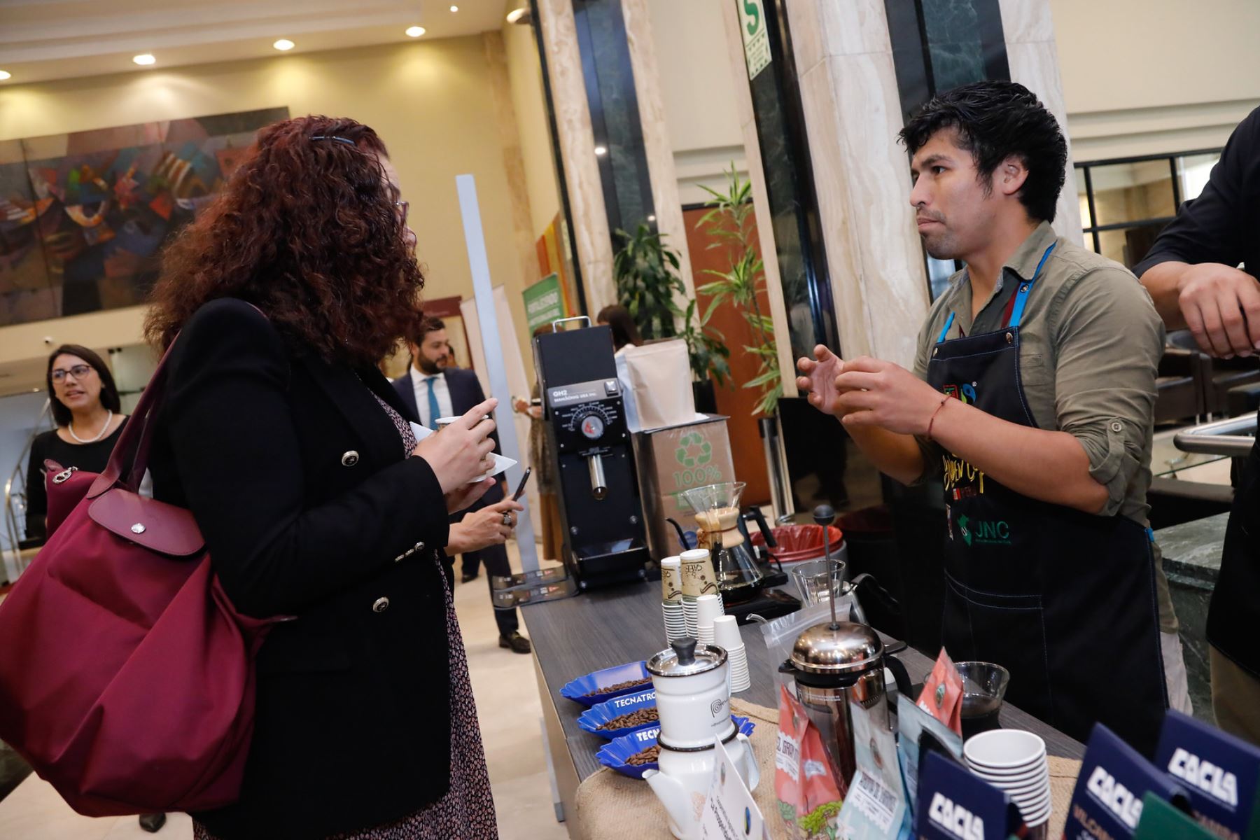 Lanzamiento de la Tercera edición del  Concurso Calidad Café Golden Cup Perú 2023.
FOTO: Mincetur