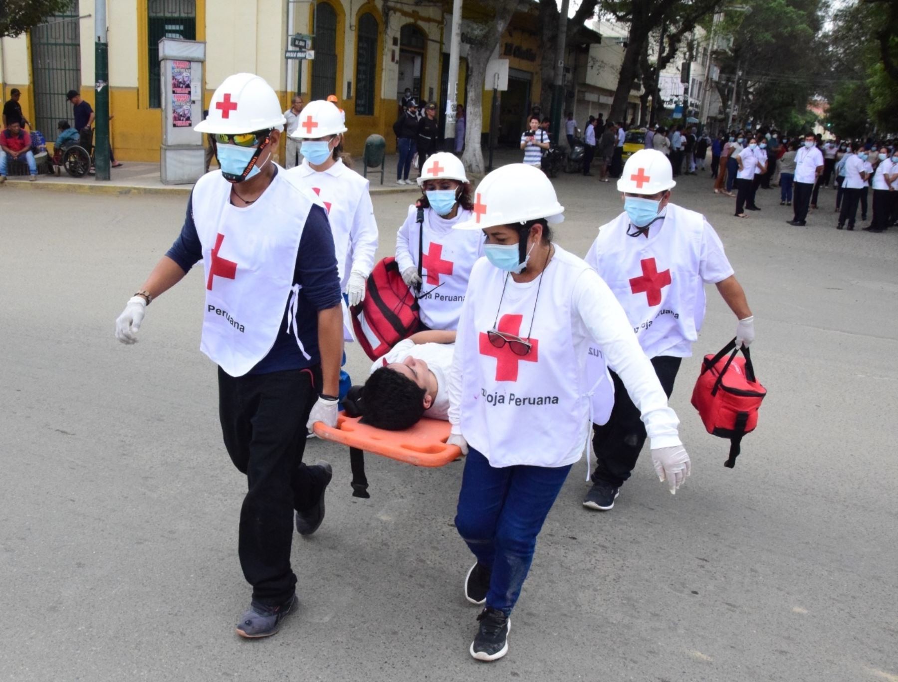 Piura registró 164 muertos y más de 4,700 viviendas colapsadas durante el sismo de magnitud 8,8 que se registró en dicha región, según el Simulacro Multipeligro que se realizó esta mañana. ANDINA/Difusión