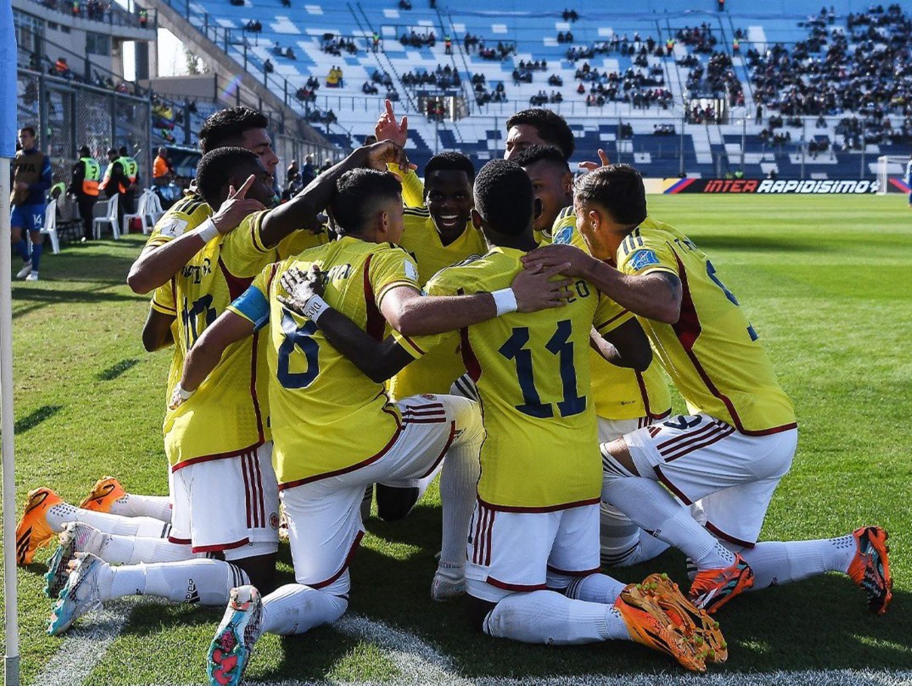 La selección de Colombia se instaló en los cuartos de final del Campeonato Mundial Sub-20