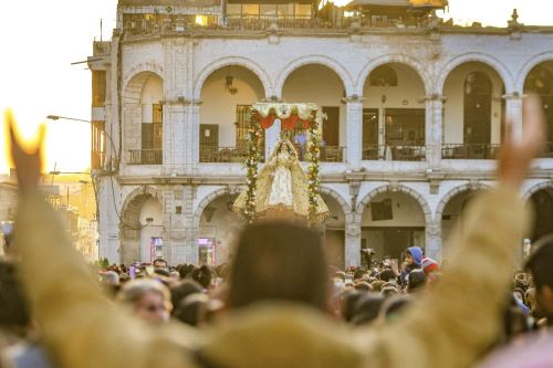 Virgen de Chapi sale de su santuario y visita Arequipa
