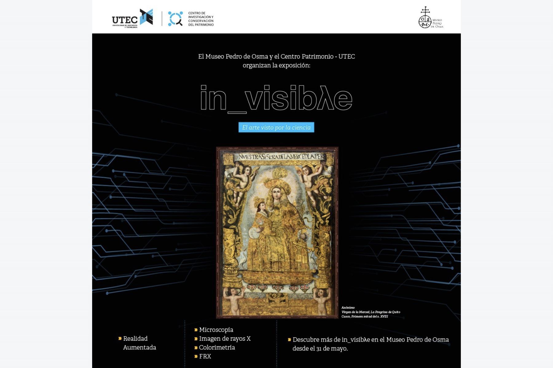 Investigadores de UTEC revelan datos ocultos de 13 obras del Museo Pedro de Osma mediante realidad aumentada. Foto: DIfusión