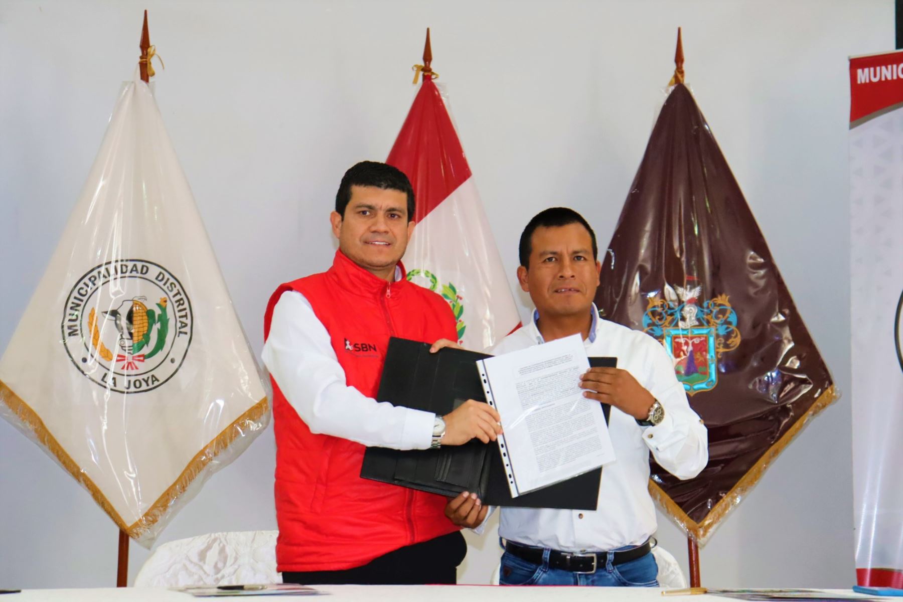 El convenio contribuirá al ordenamiento del distrito de La Joya, región Arequipa, para su crecimiento sostenible. Foto: ANDINA/SBN