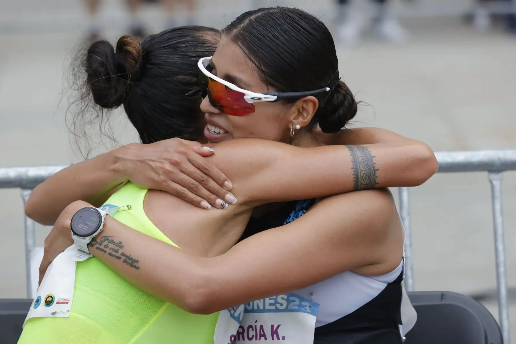 La atleta peruana Kimberly Garcia se impone vencedora de la XXXVI edición del Gran Premio Internacional de Marcha Cantones, que se celebra este sábado en A Coruña con la participación de atletas de talla mundial, donde muchos de ellos pelean por conseguir mínima para las próximas olimpiadas. 
Foto: EFE
