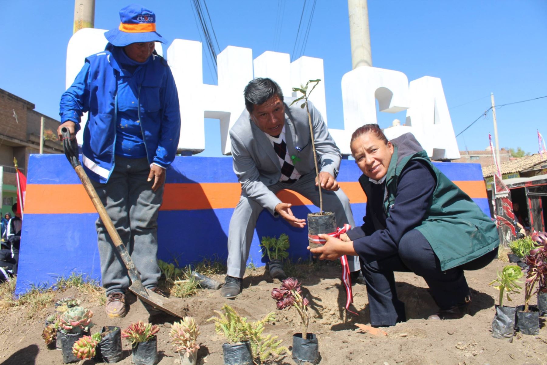 La municipalidad distrital de El Tambo (Huancayo) organizó la primera feria ambiental. Foto: ANDINA/Cortesía Pedro Tinoco