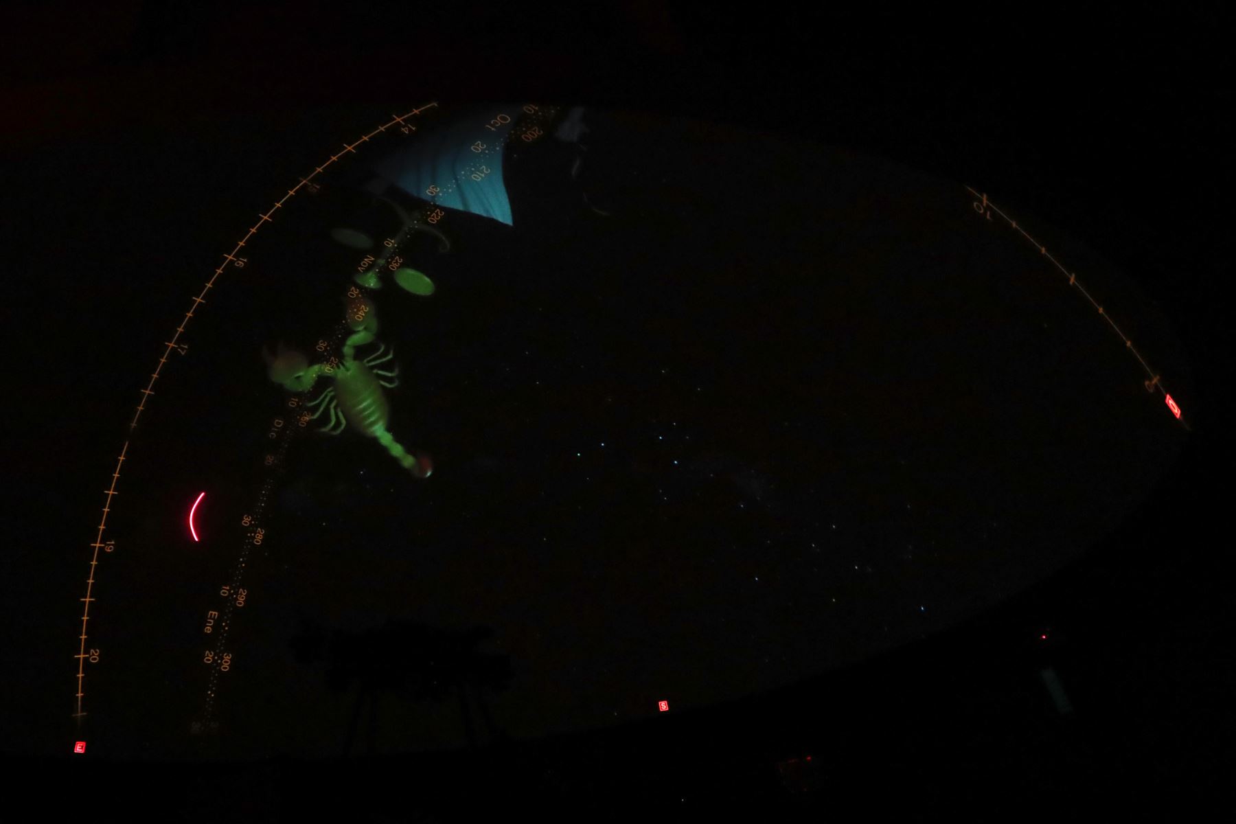 Las proyecciones audiovisuales en el domo del Planetario Nacional Mutsumi Ishitsuka duran un promedio de 45 minutos. Foto: ANDINA/Daniel Bracamonte