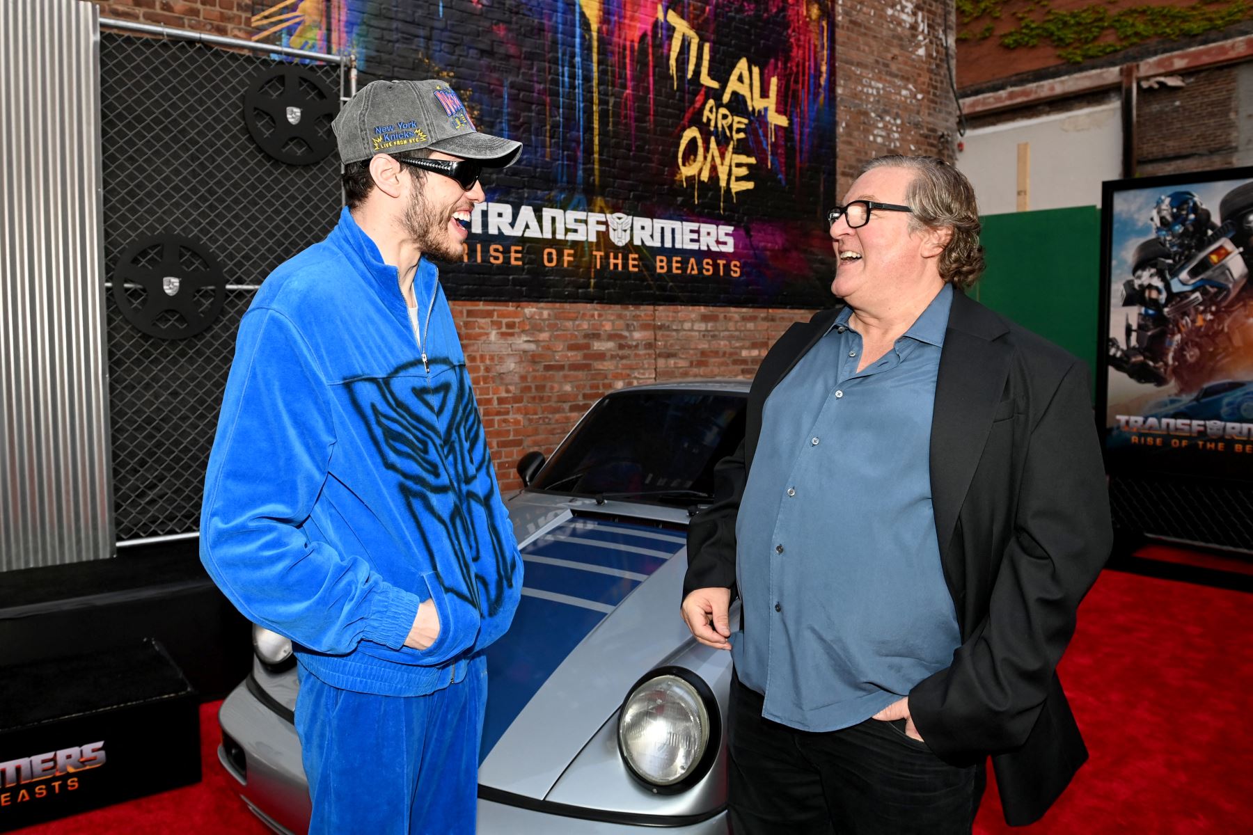 Pete Davidson y el productor Lorenzo di Bonaventura asisten al estreno estadounidense de "Transformers: Rise of the Beasts" de Paramount Pictures en Kings Theatre el 5 de junio de 2023 en Brooklyn, Nueva York.
Foto: AFP