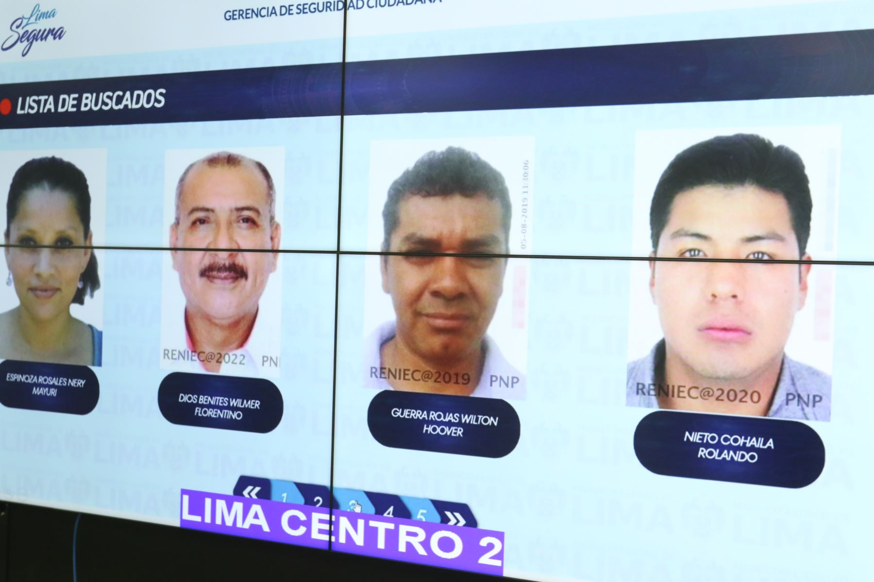 Municipalidad de Lima presenta Plataforma de IA para identificación de rostros en la lucha contra la inseguridad ciudadana.
Foto: ANDINA/Héctor Vinces