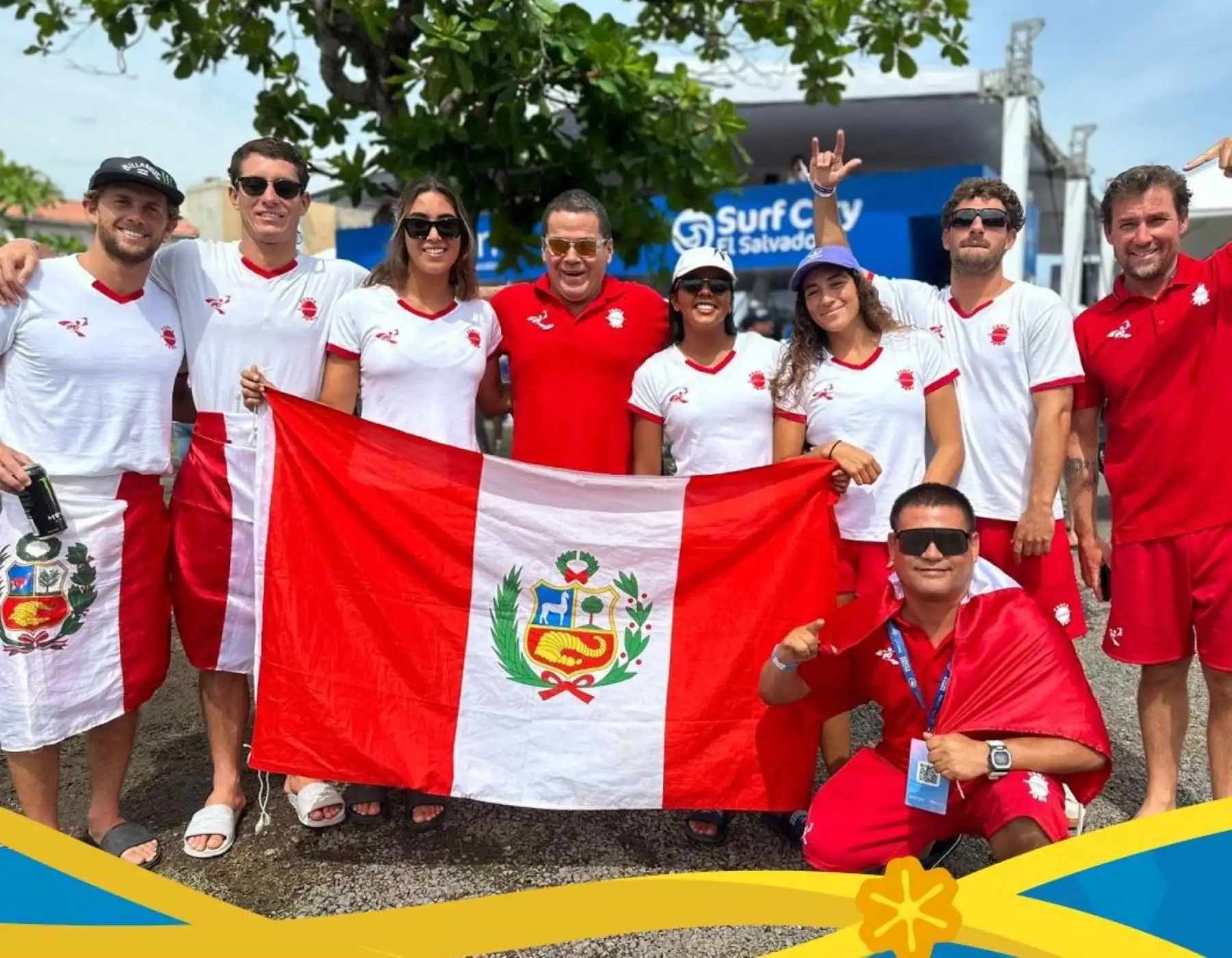 Perú levantó el título mundial de surf en el Salvador