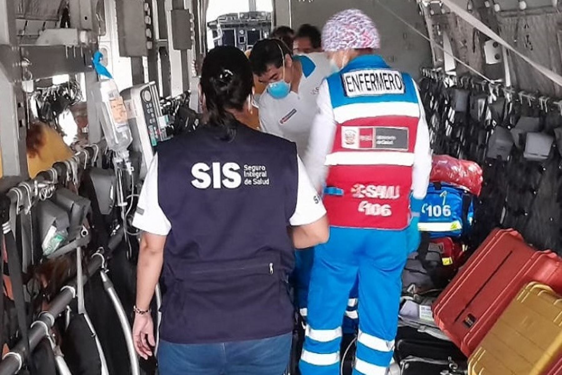 Con estos cuatro pacientes evacuados desde Piura, suman 91 los asegurados de esa región que han salvado sus vidas por los vuelos aeromédicos financiados por el SIS.