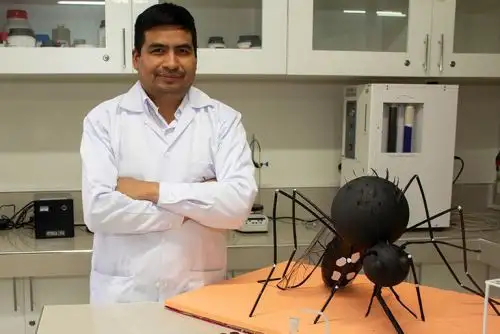 Según el investigador, Oscar Herrera Calderón, el futuro uso del aceite del molle serviría como materia prima para la elaboración de insecticidas naturales en forma de aerosol. ANDINA/ UNMSM.