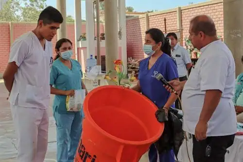El Otass impulsa campaña informativa para contribuir a la erradicación del dengue. Foto: Otass/difusión.