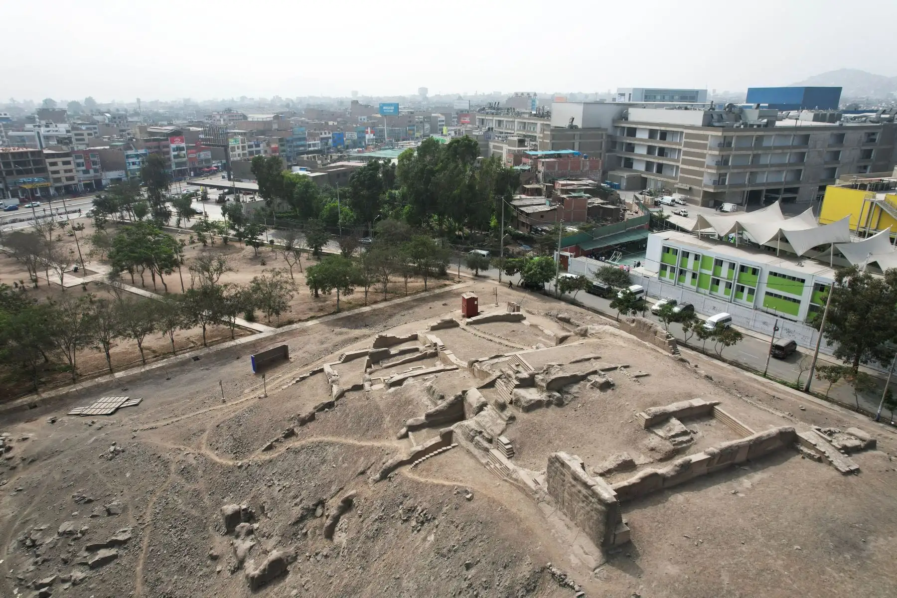 En la antigüedad, las huacas de la Zona Arqueológica Puruchuco fueron construidas por la civilización Yschma, y posteriormente fueron ocupadas por el imperio Inca. Foto: ANDINA/Daniel Bracamonte