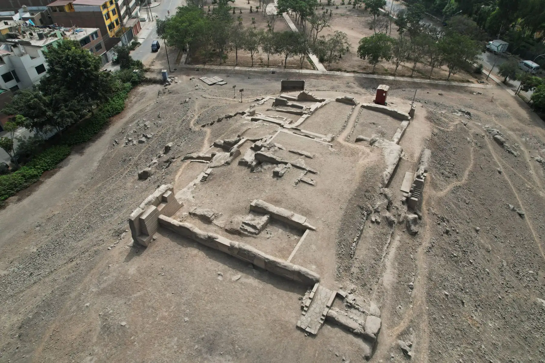 En la antigüedad, las huacas de la Zona Arqueológica Puruchuco fueron construidas por la civilización Yschma, y posteriormente fueron ocupadas por el imperio Inca. Foto: ANDINA/Daniel Bracamonte