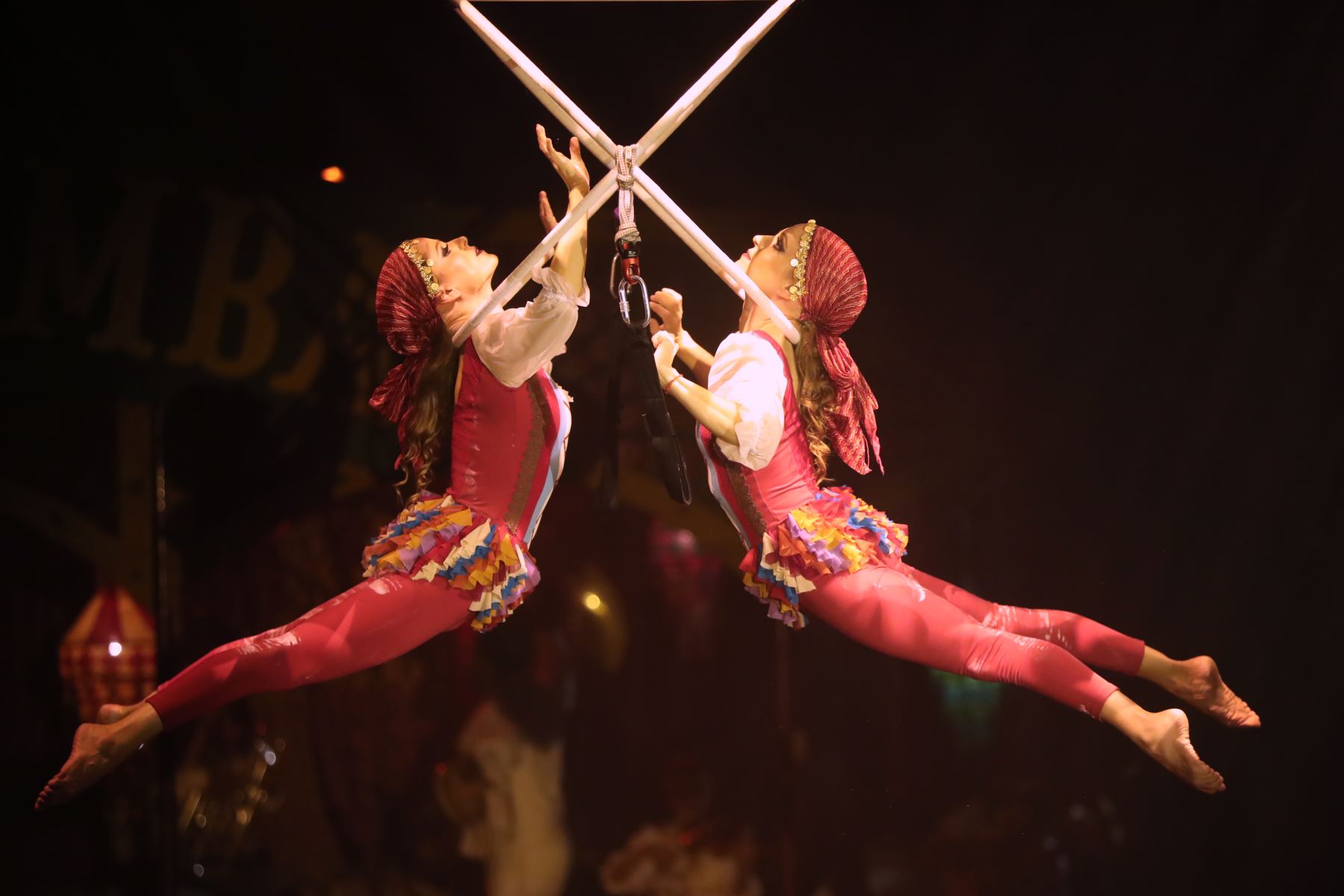 En Camborio, el nuevo espectáculo circense de La Tarumba de este 2023, participan más de 40 artistas nacionales e internacionales. Foto: ANDINA/Daniel Bracamonte