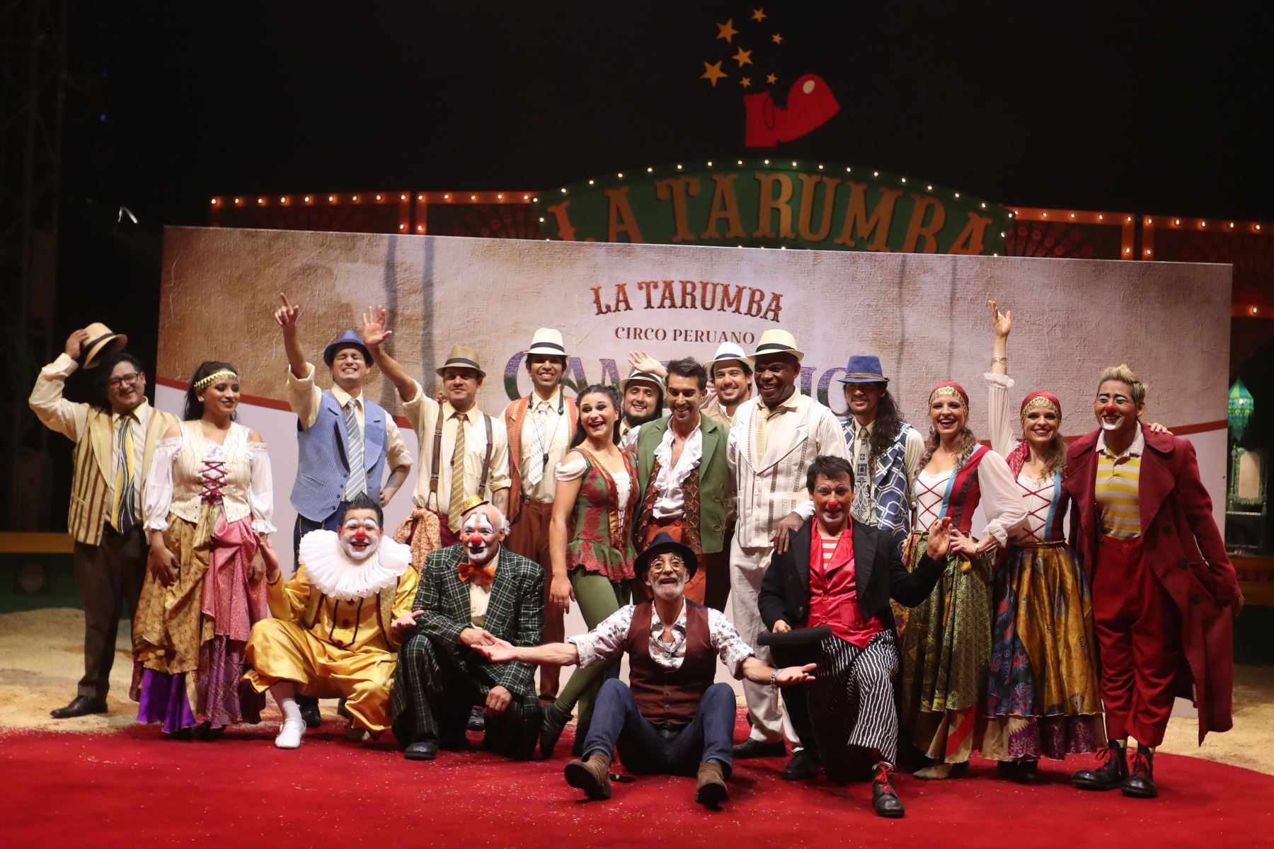 El circo de La Tarumba vuelve este 2023 con su nuevo espectáculo Camborio, del 23 de junio al 3 de setiembre en su carpa del CC Plaza Lima Sur de Chorrillos. Foto: ANDINA/Daniel Bracamonte