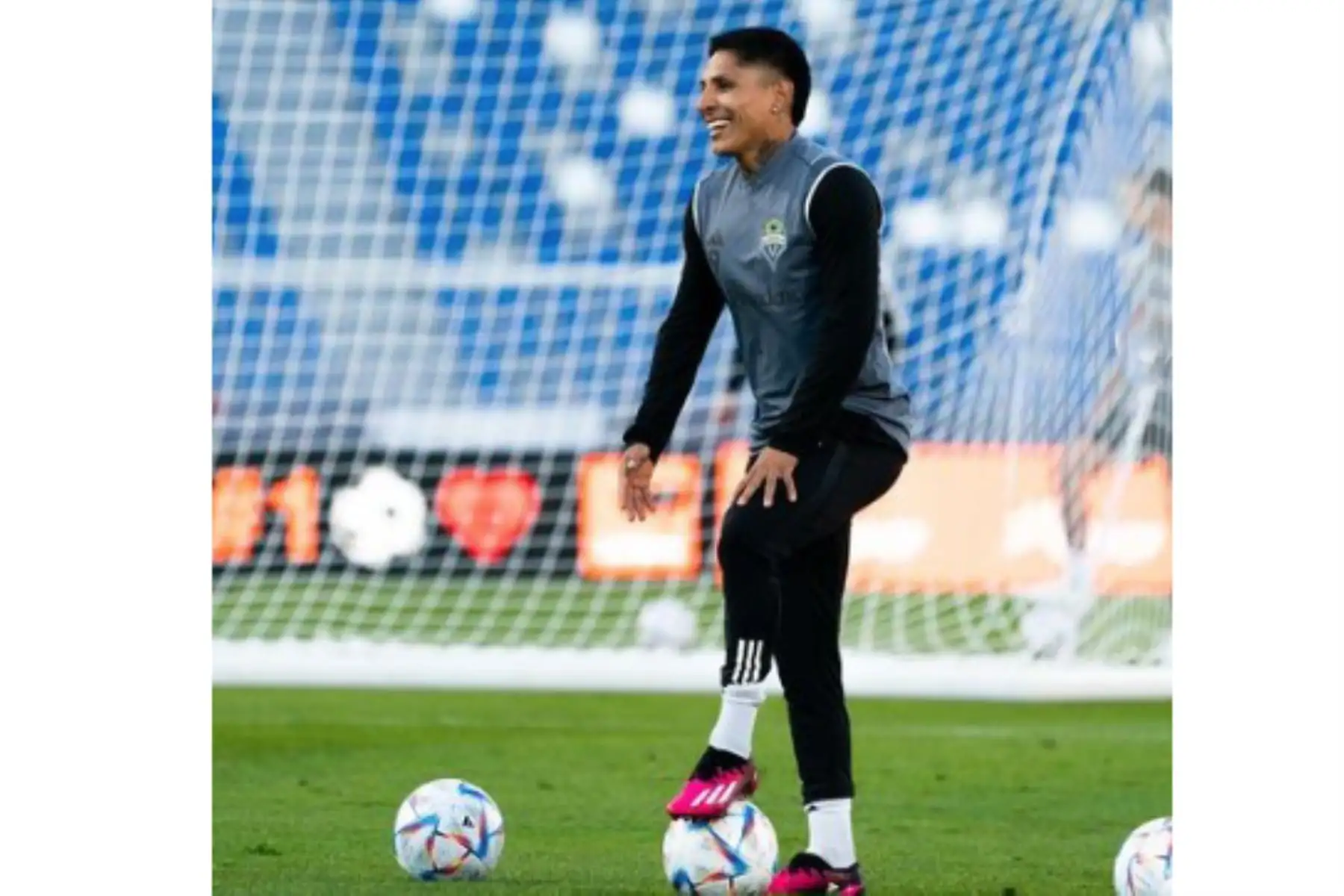 Raúl Ruidíaz del Seattle Sounders de los Estados Unidos. Foto: Instagram
