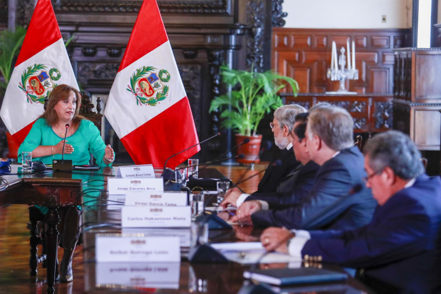 Presidenta Dina Boluarte lideró instalación de Comisión Consultiva que brindará orientación en materia constitucional

Foto: ANDINA/Prensa Presidencia