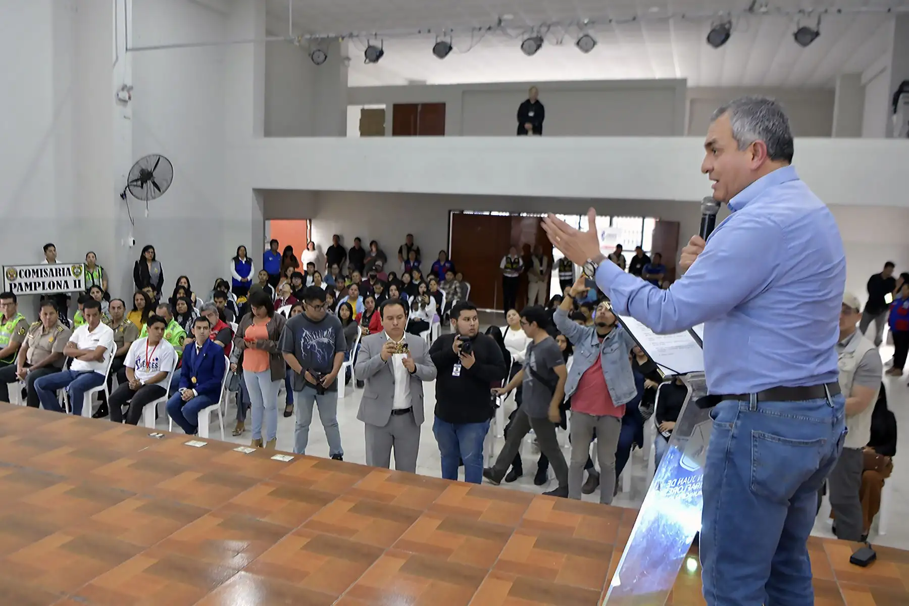 El Ministro del Interior, Vicente Romero, participó del lanzamiento del programa preventivo enfocado en niños, niñas y adolescentes de San Juan de Miraflores.

Foto: ANDINA/MININTER