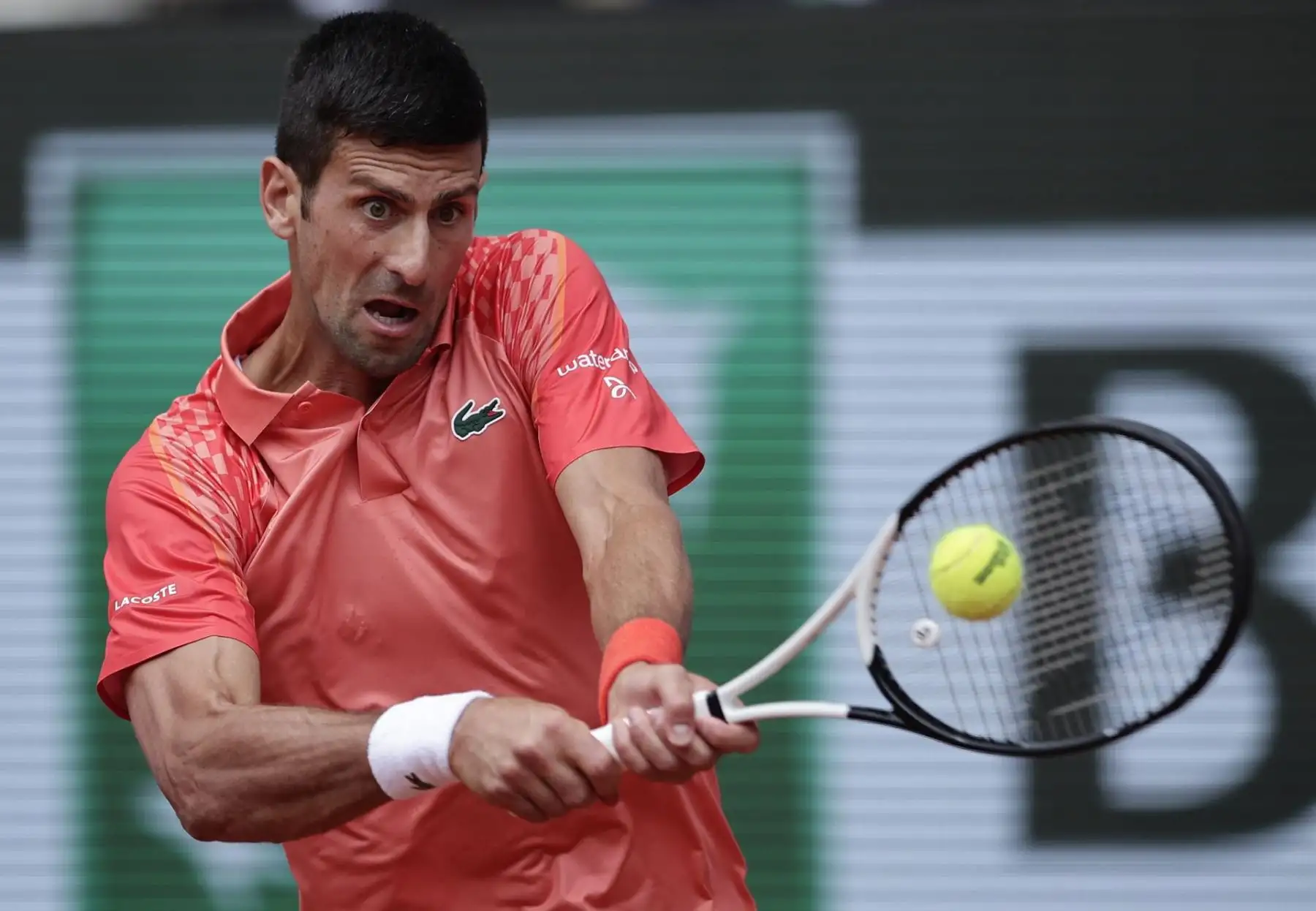 Novak Djokovic de Serbia juega contra Casper Ruud de Noruega en su último partido masculino durante el torneo de tenis Grand Slam del Abierto de Francia en Roland Garros en París, Francia, el 11 de junio de 2023. (Tenis, Abierto, Francia, Noruega)
Foto: EFE