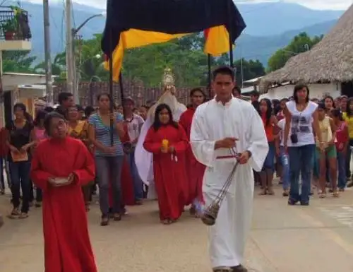 El Corpus Christi se vivió con mucha devoción en las ciudades de Lamas y Moyobamba, región San Martín. ANDINA/Difusión