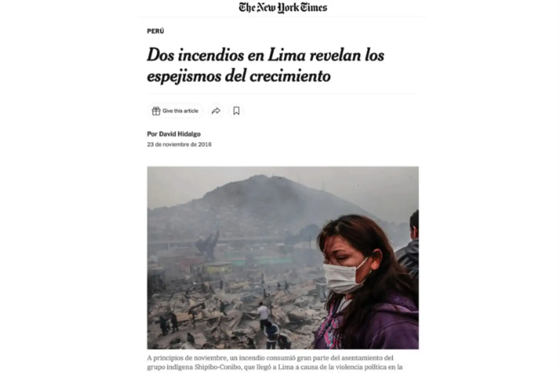 Publicaciones de nuestras coberturas fotográficas en los medios de comunicación internacionales. Foto: ANDINA