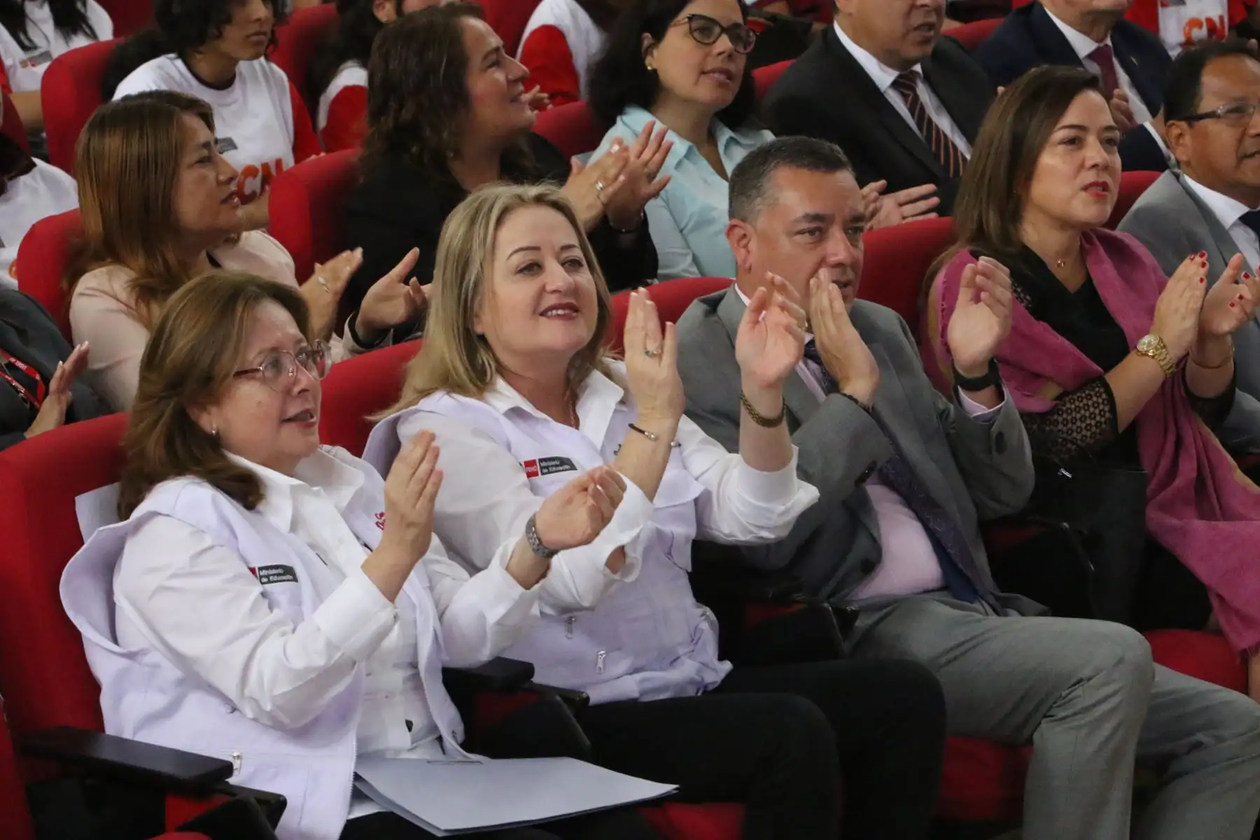 Ministra de Educación, Magnet Márquez, presenta el Concurso Nacional de Compresión Lectora " Perú Lee ". FOTO:ANDINA/Hector Vinces