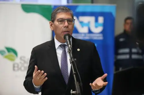 José Aguilar, presidente de la ATU, presentó su renuncia hoy. ANDINA/Daniel Bracamonte