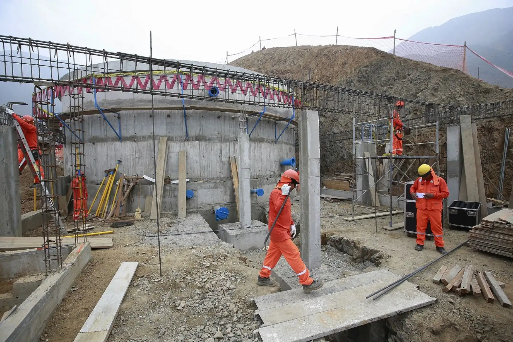 Megaproyecto de agua y alcantarillado beneficiará a más de 395,000 pobladores en el distrito de Carabayllo, en Lima Norte. Foto: Cortesía.