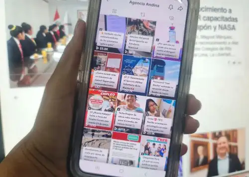 TikTok ha subido 14 puntos porcentuales en cuanto al uso de la app para el consumo de noticias, con respecto al año previo. Foto: ANDINA