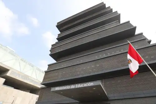 Sede central del Ministerio de Educación, en San Borja. Foto: ANDINA/archivo.