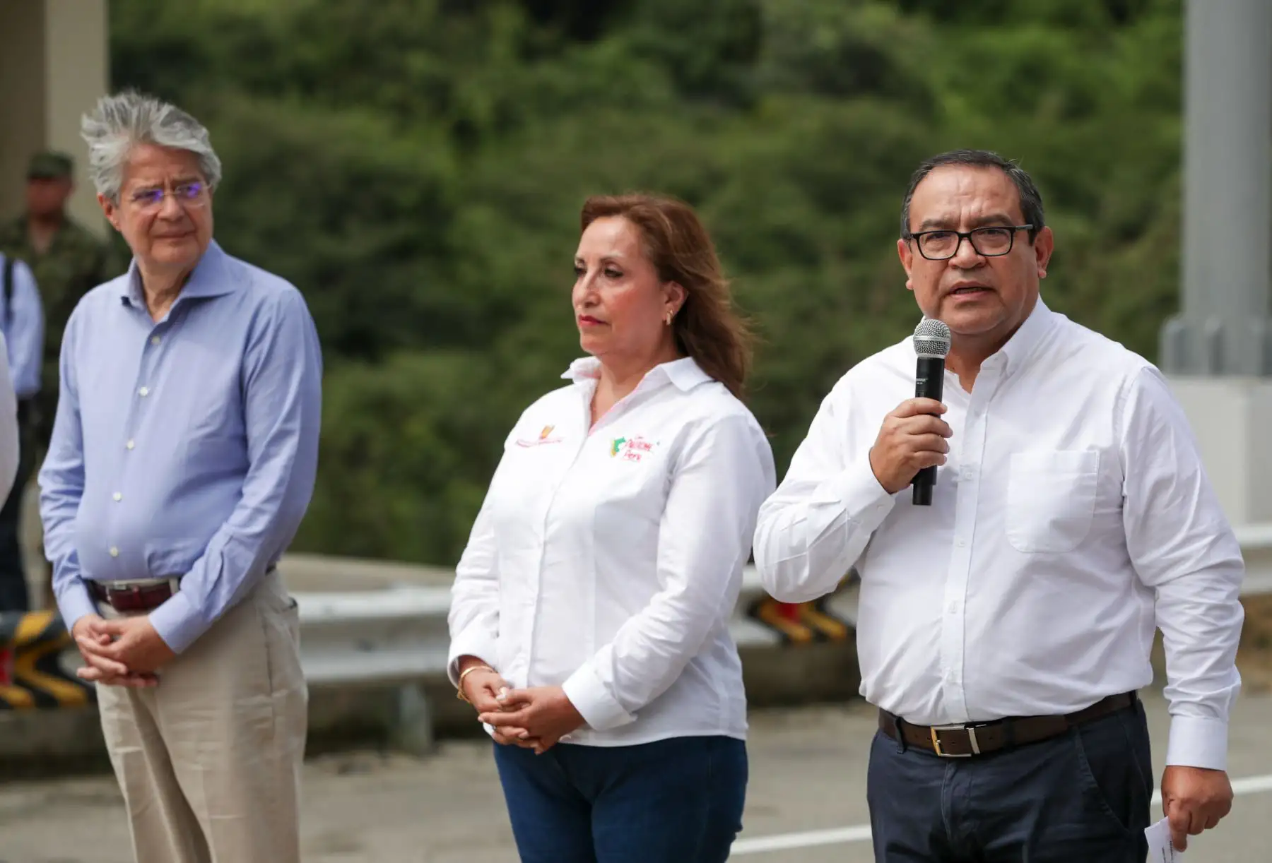 La Presidenta de la República, Dina Boluarte, participa de un encuentro bilateral con el mandatario de Ecuador, Guillermo Lasso, que se desarrolla en la región Piura.
Foto: PCM