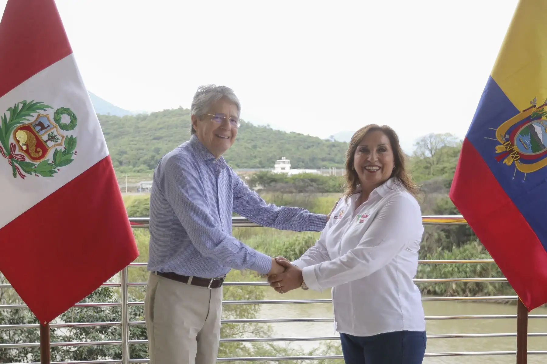 Región Piura: Encuentro bilateral entre la presidenta de la República del Perú, Dina Boluarte, y el presidente de Ecuador, Guillermo Lasso; y suscripción de la Declaración Conjunta Presidencial La Tina – Macará
Foto: ANDINA/Prensa Presidencia