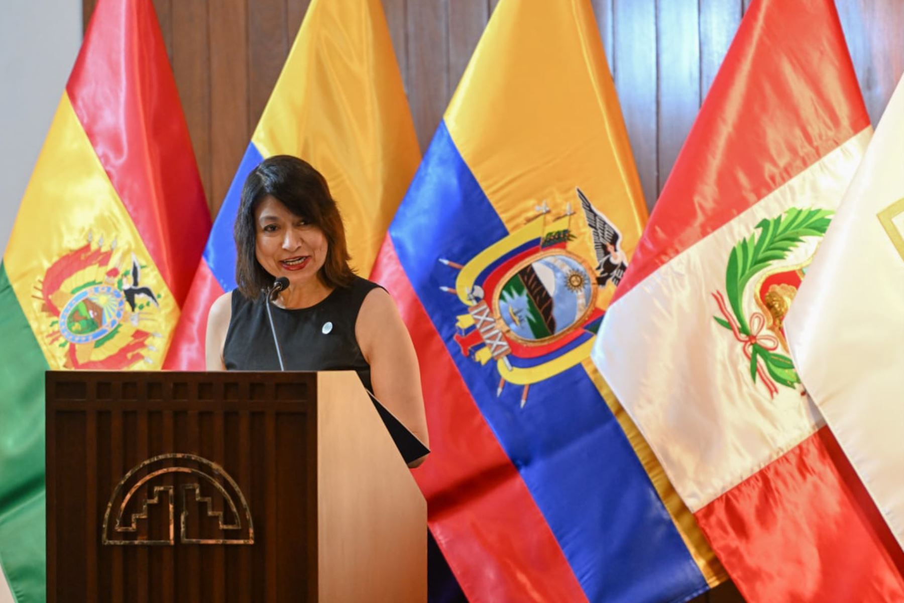 Ana Cecilia Gervasi, canciller peruana. Foto: ANDINA/difusión.