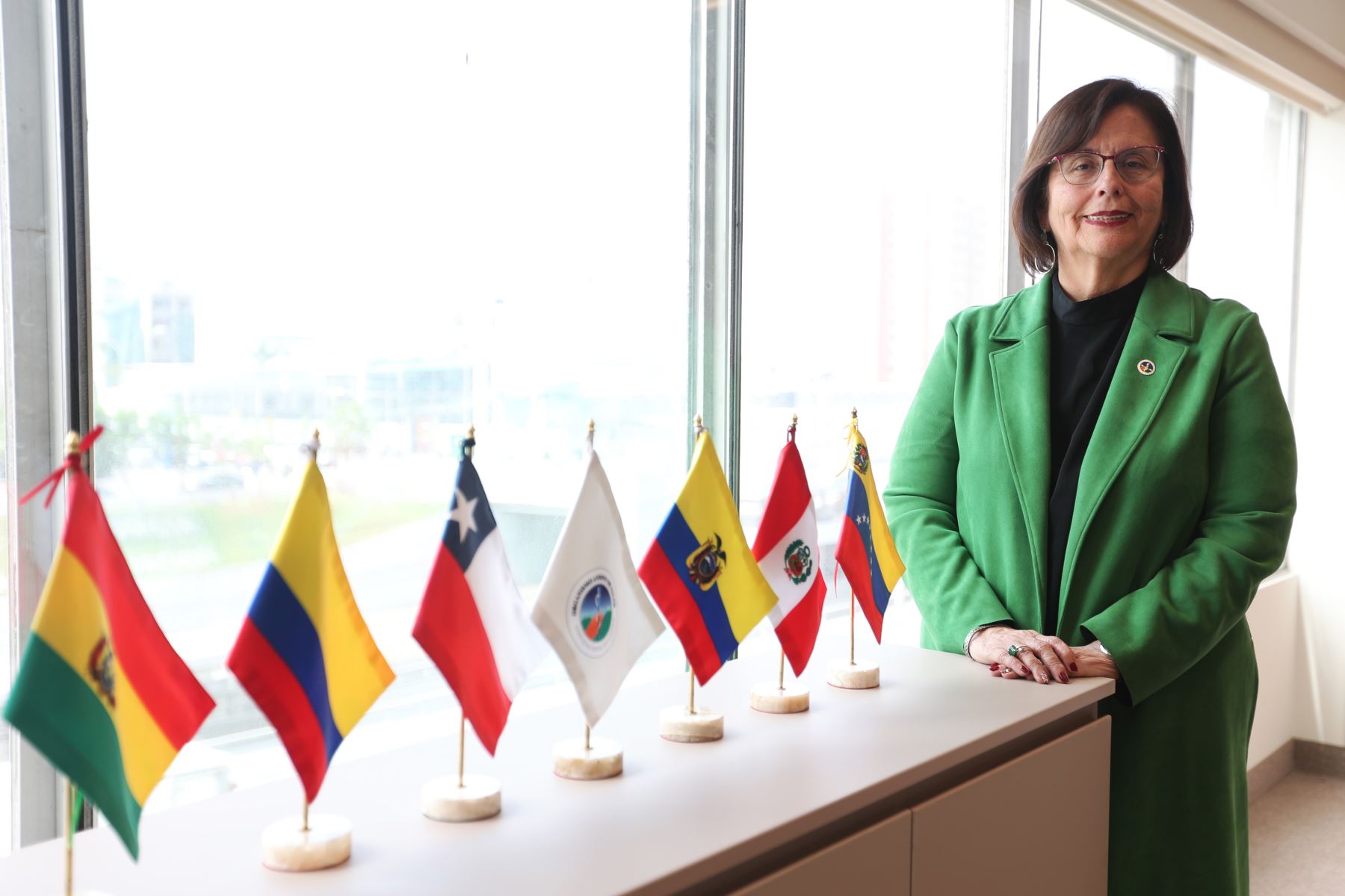 Luego de una larga experiencia en el sector salud, de más de cuatro décadas, la doctora María del Carmen Calle es la primera peruana que asumio la secretara ejecutiva del Organismo Andino de Salud. ANDINA/Daniel Bracamonte
