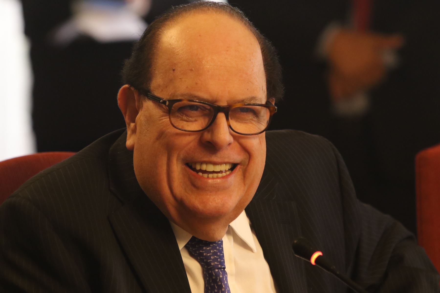Presidente del Banco Central de Reserva del Perú, Julio Velarde, destacó la autonomía de su institución para manejar la política monetaria.ANDINA/Héctor Vinces