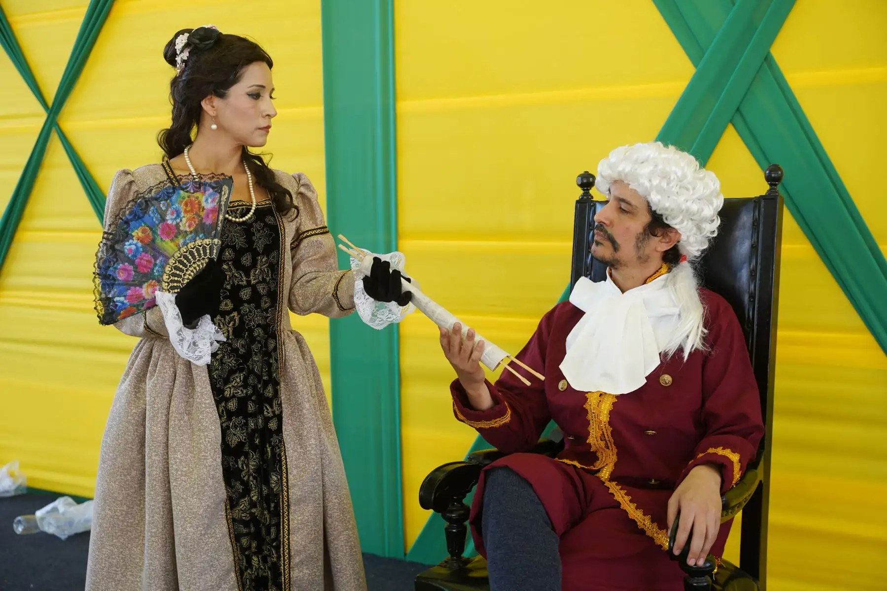 Con escenificación y danzas se conmemoró el 460 aniversario de fundación de la Villa de Valverde del Valle de Ica 
Foto: ANDINA/Difusión