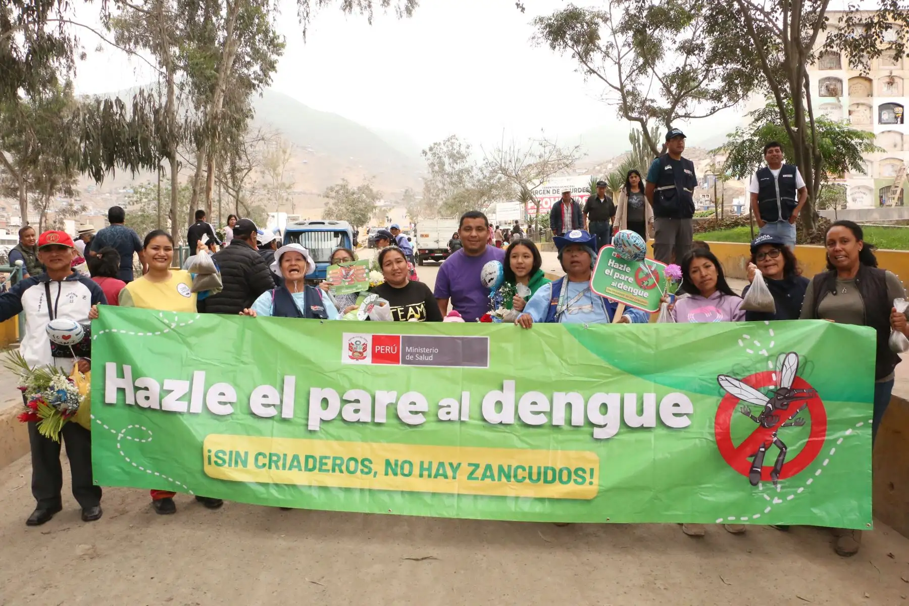 Campaña de prevención contra el dengue Villa María del Triunfo
Foto: ANDINA/Difusión