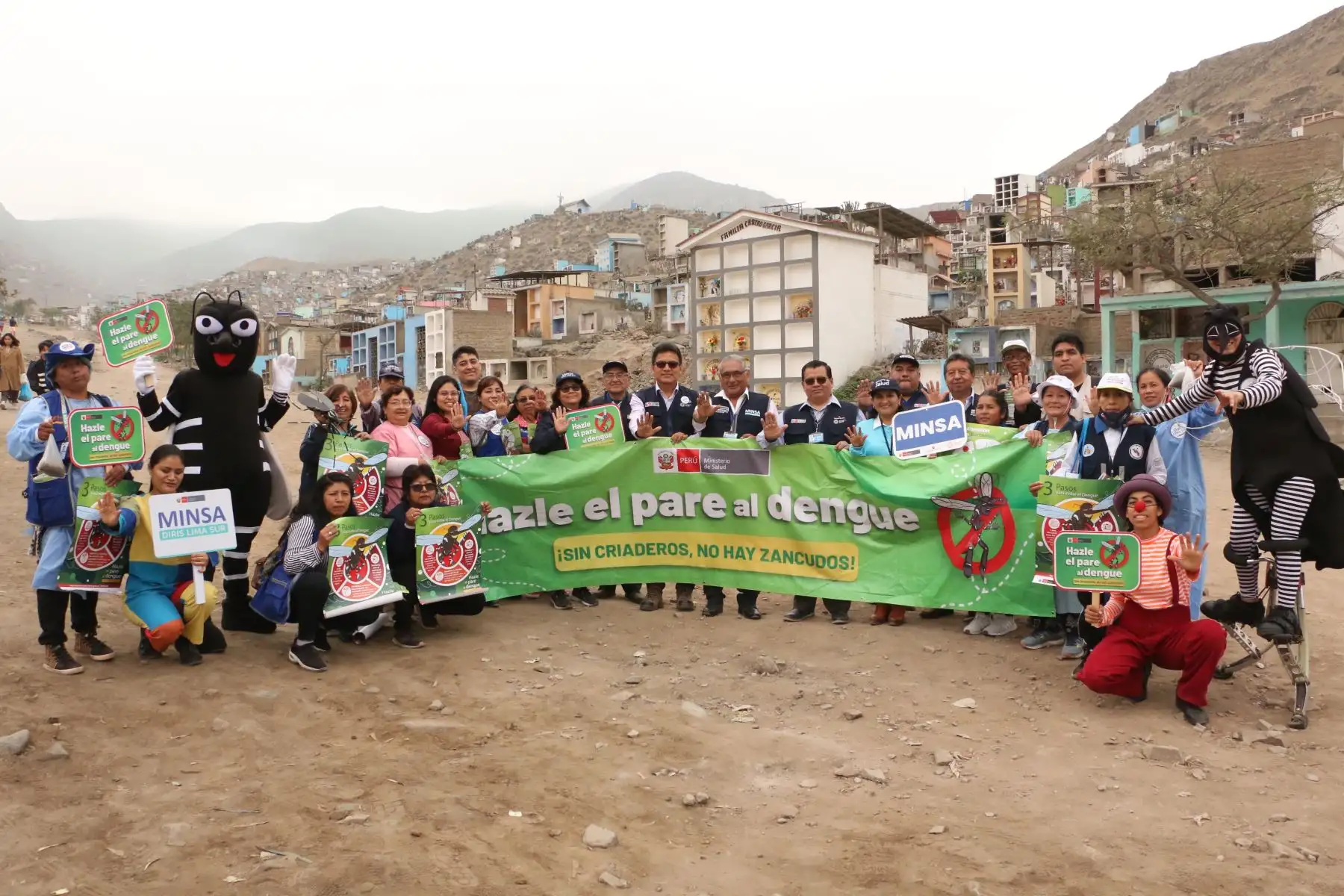 Campaña de prevención contra el dengue Villa María del Triunfo
Foto: ANDINA/Difusión