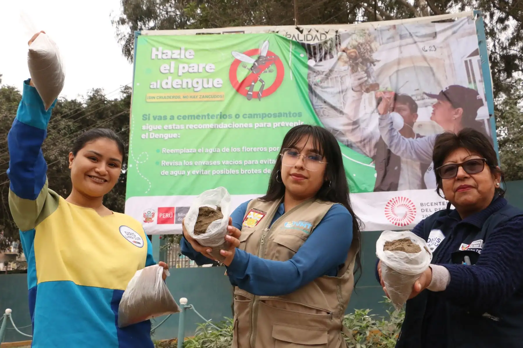 Campaña de prevención contra el dengue Villa María del Triunfo
Foto: ANDINA/Difusión
