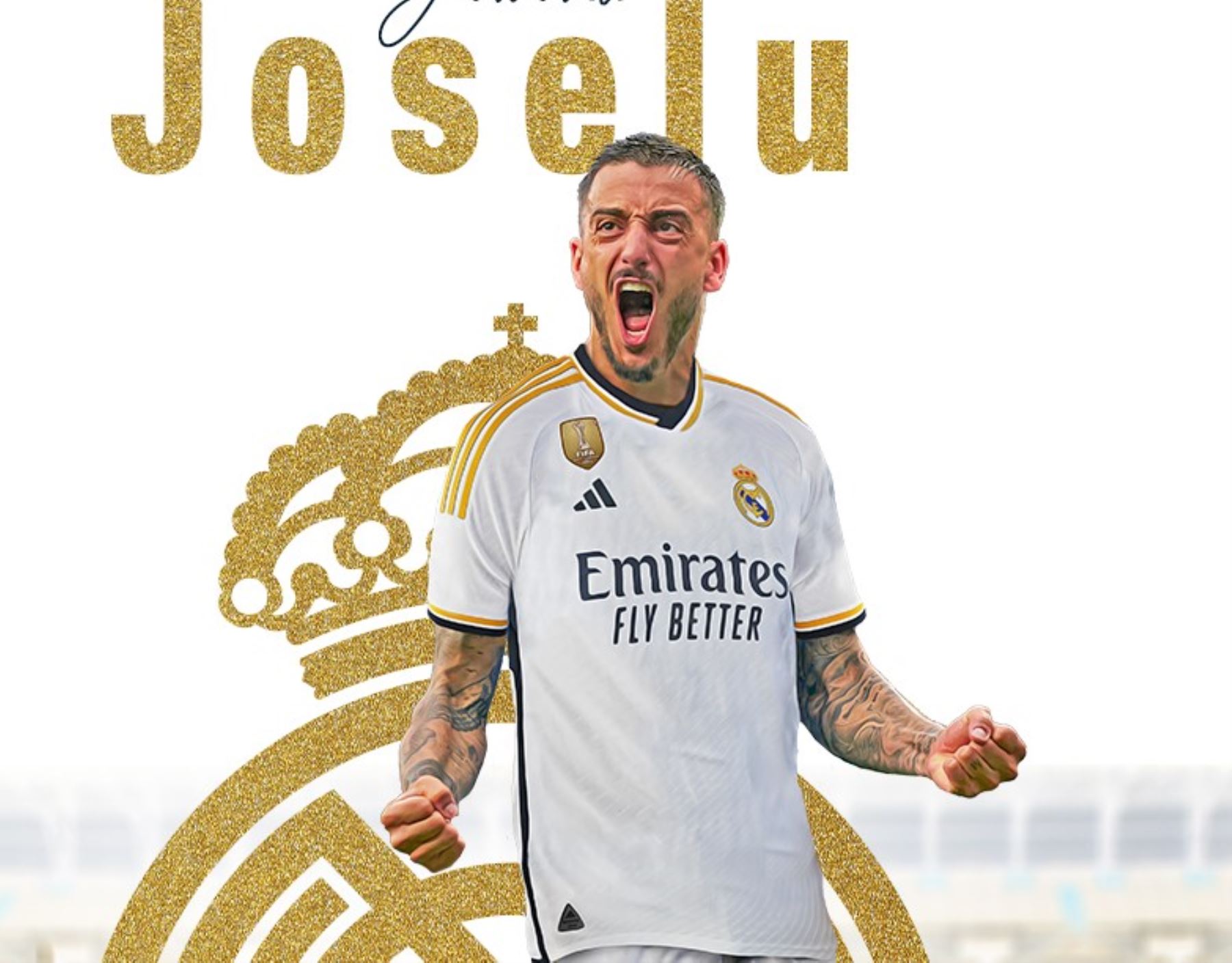 Joselu se convirtió en el nuevo delantero del Real Madrid
