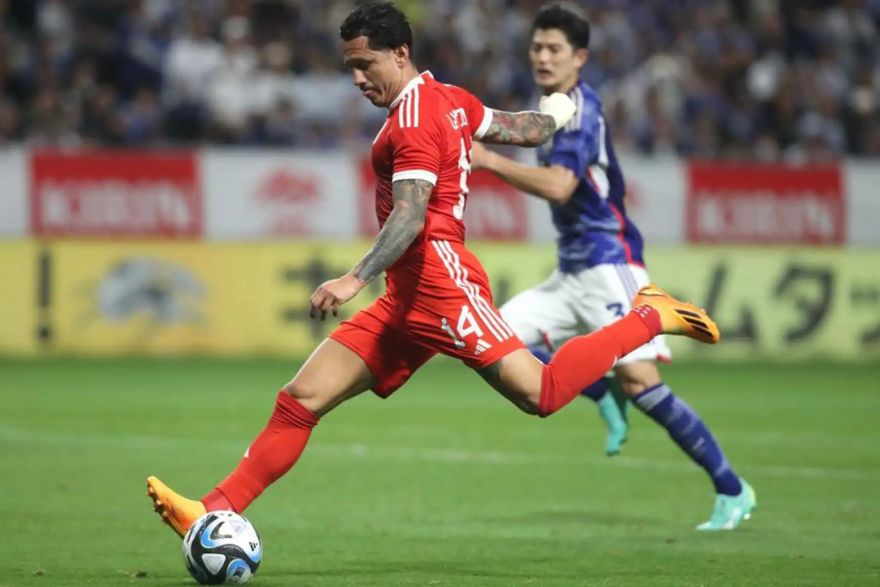 Gianluca Lapadula fue convocado por Jorge Fossati para la Selección Peruana, con miras a los partidos amistosos contra Nicaragua y República Dominicana. Foto: ANDINA/ FPF