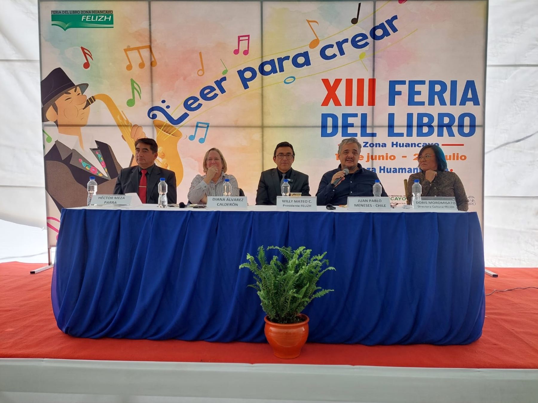 Con gran expectativa se inaugura en Huancayo la XIII Feria del Libro Felizh 2023.