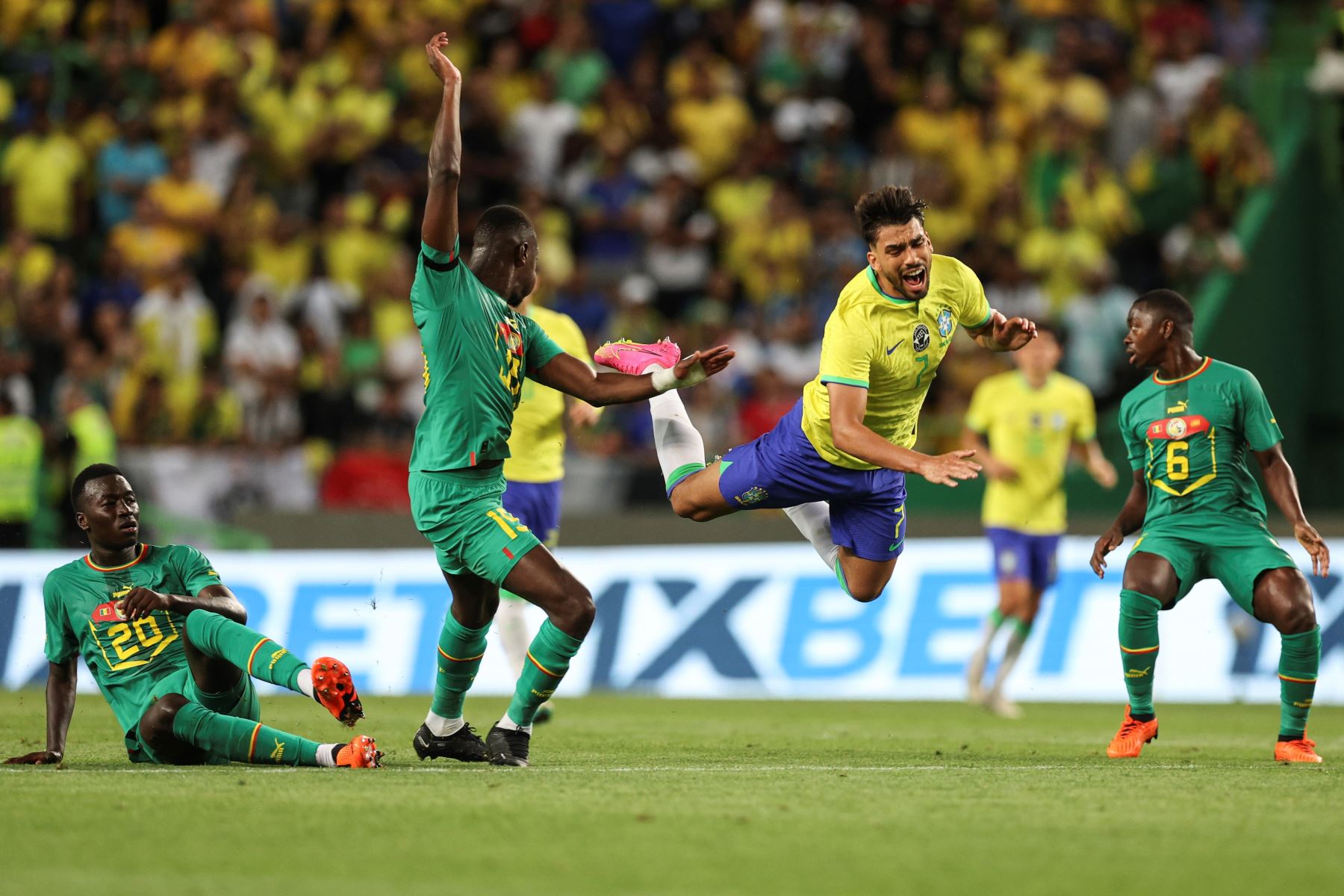 Brasil se enfrentó a Senegal y cayó 4-2 en la ciudad de Lisboa. Foto: EFE