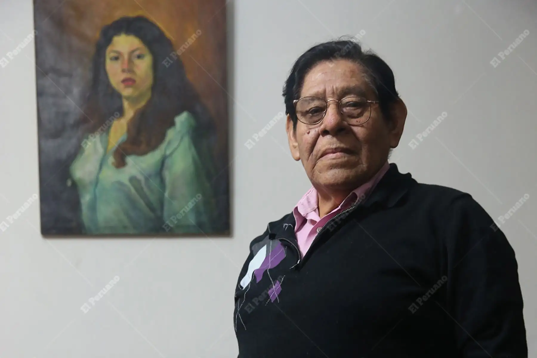 Lima - 26 enero 2016 / Entrevista al escritor Antonio Gálvez Ronceros, autor de Los  ermitaños y Monólogo desde las tinieblas. Foto: Diario Oficial El Peruano / Óscar Farje
