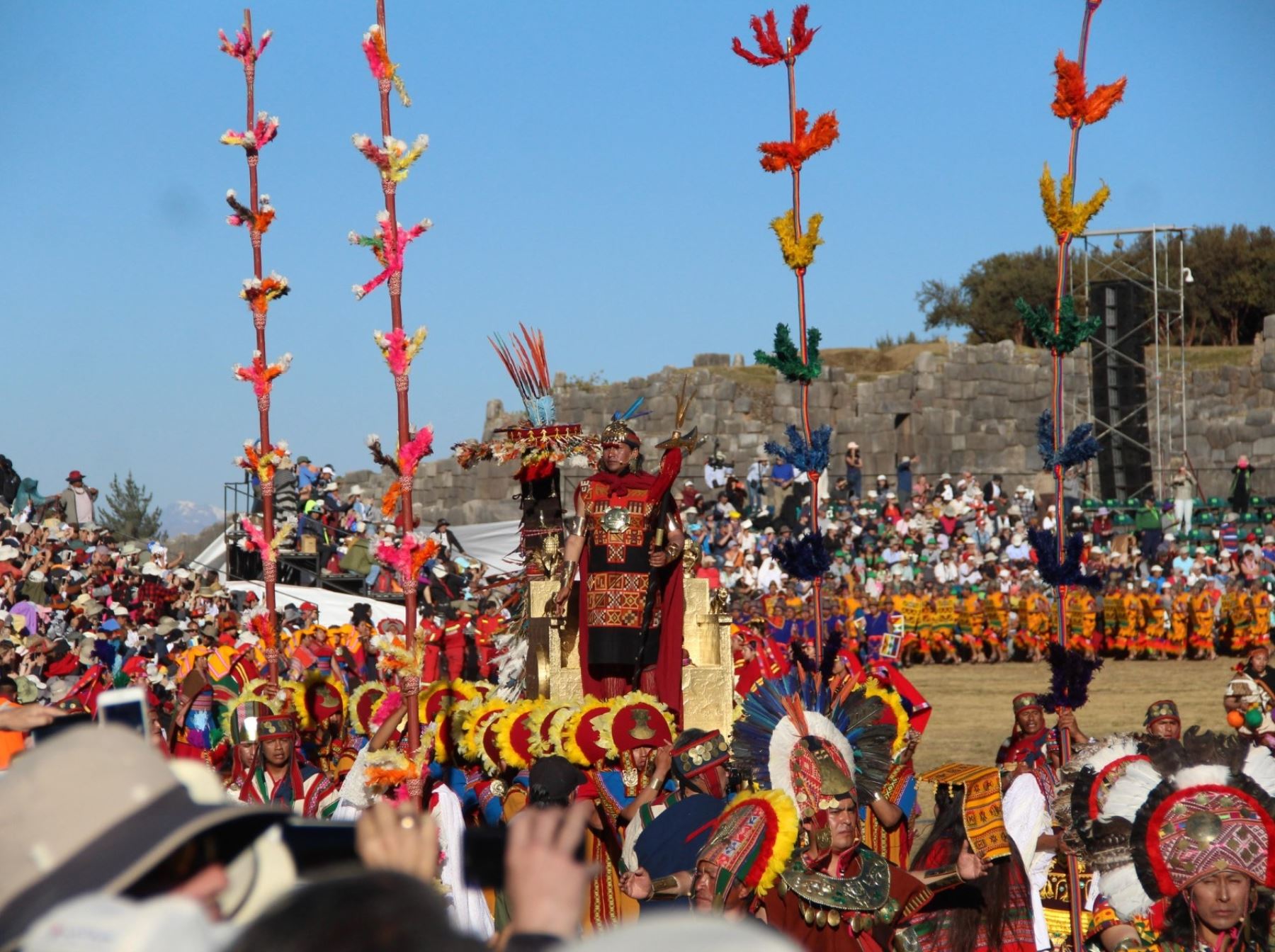 Todo se encuentra listo en Cusco para la escenificación del Inti Raymi 2023  en sus tres escenarios que se celebrará este sábado 24 de junio. ANDINA/Percy Hurtado Santillán