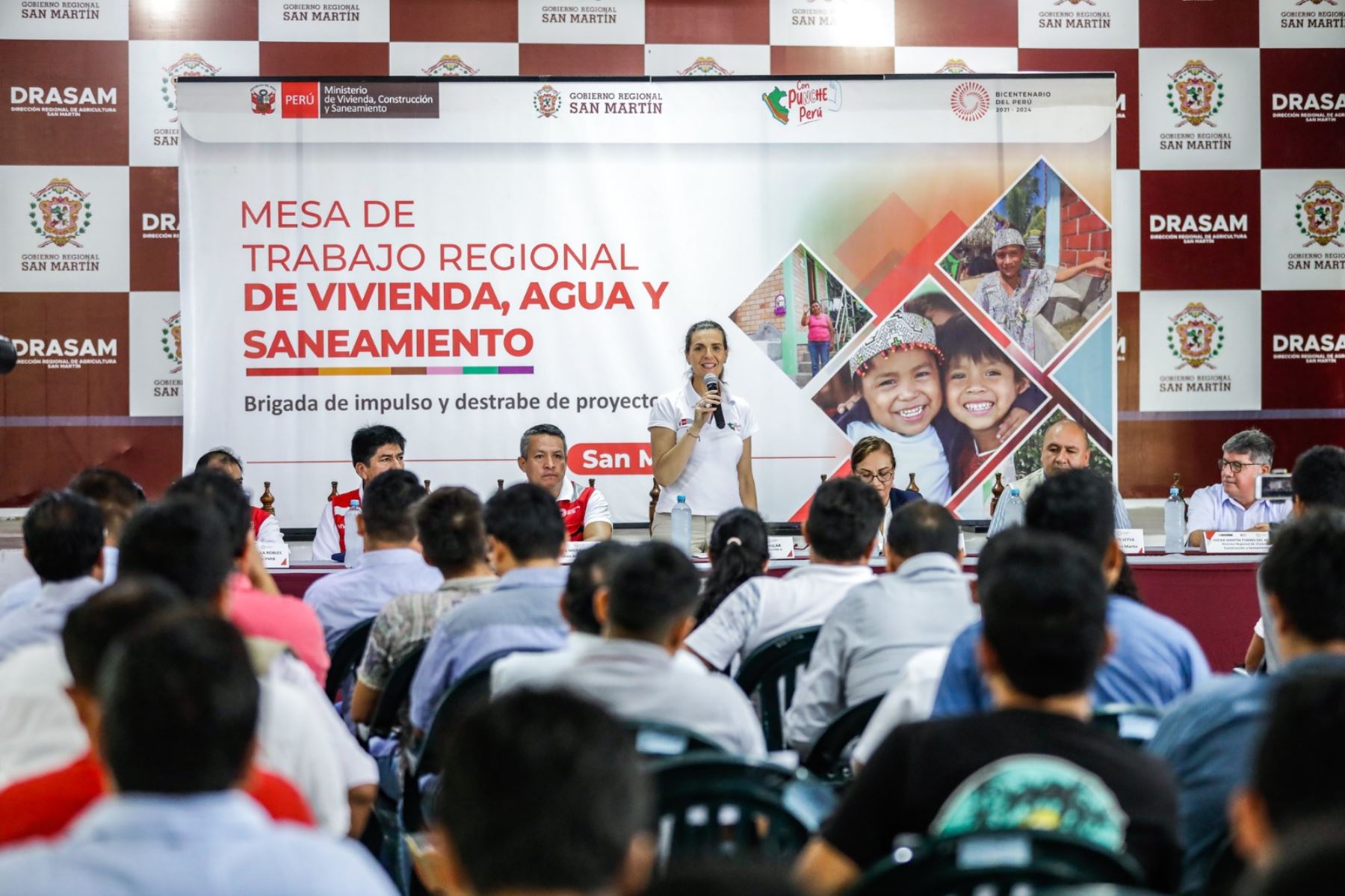 Más de S/ 31 millones transfirió el Ministerio de Vivienda al gobierno regional y gobiernos locales de San Martín para la ejecución de obras de agua potable y saneamiento en esa región. ANDINA/Difusión