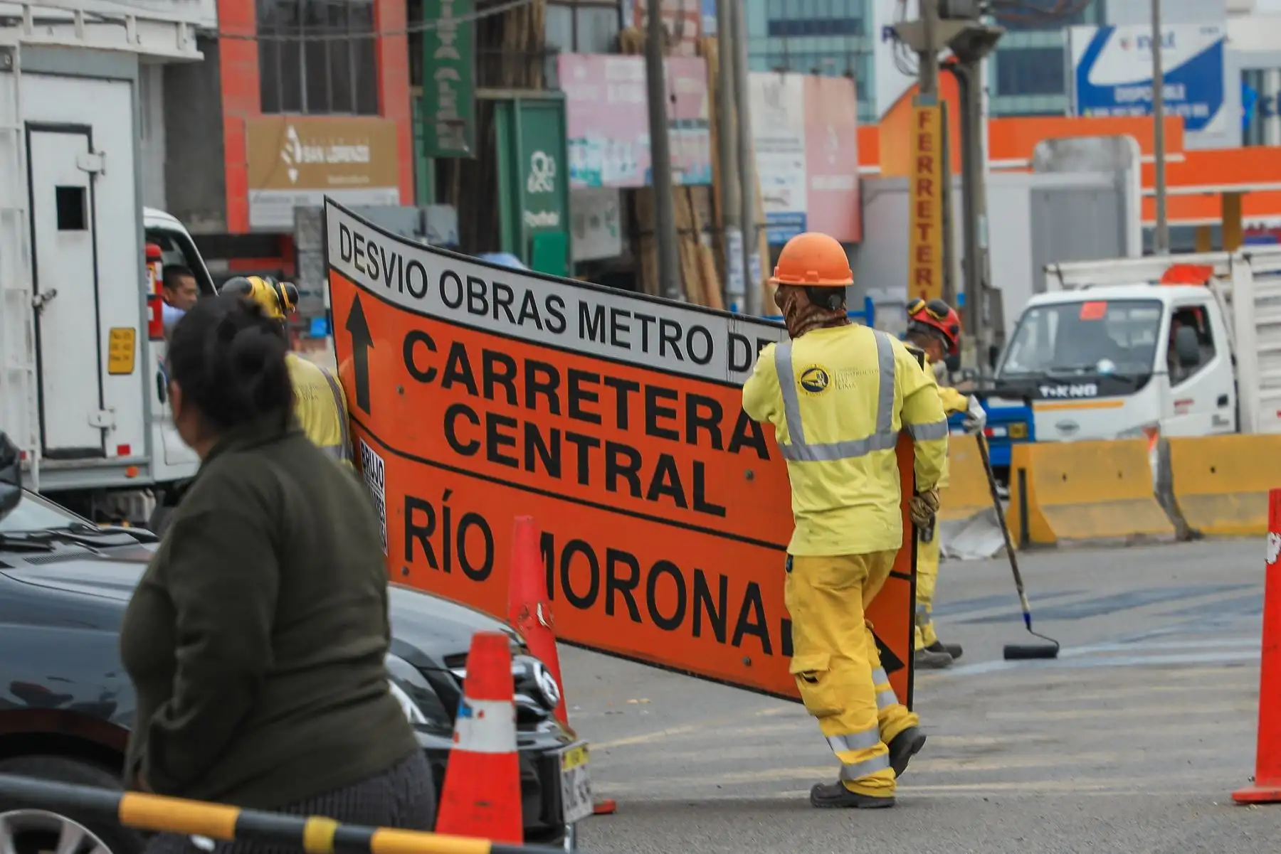 Ministra de Transportes y Comunicaciones, Paola Lazarte , supervisó el inicio de la liberación del tramo de la Carretera Central.
Foto: MTC