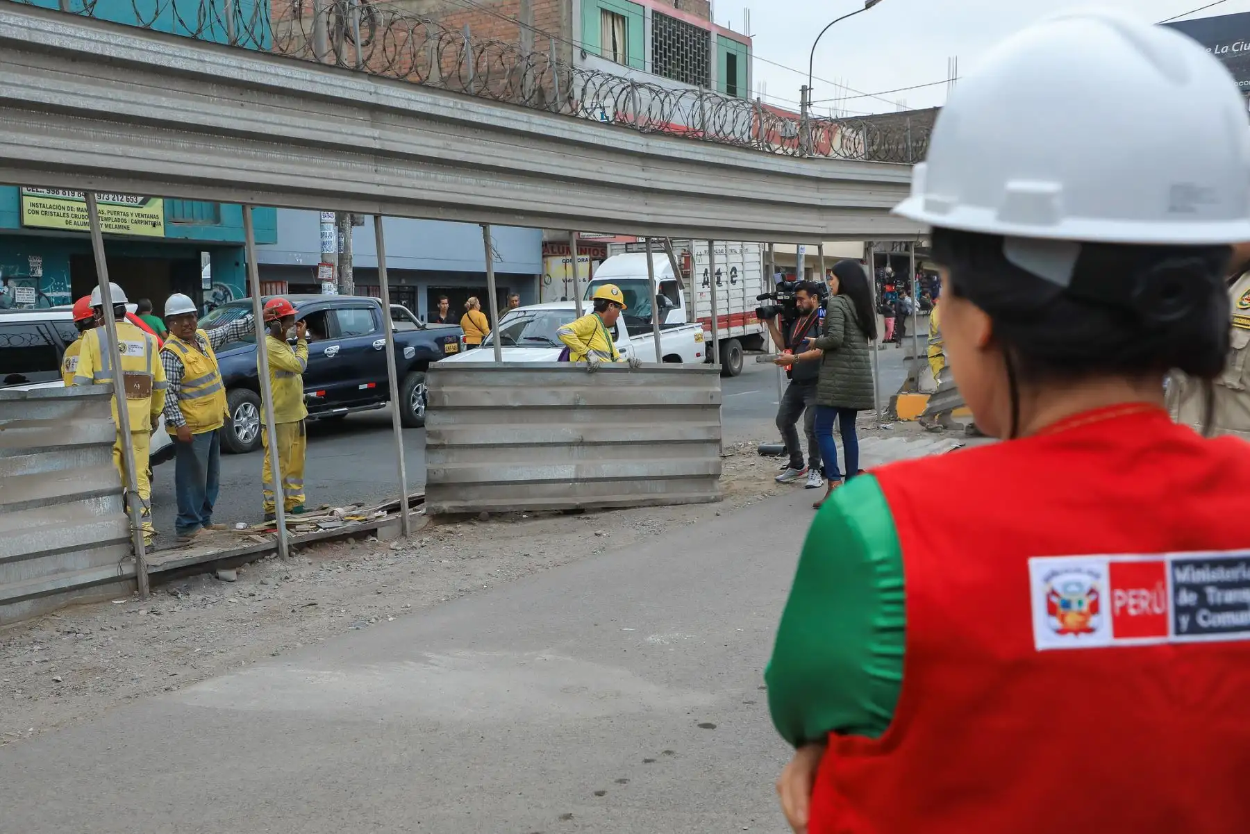 Ministra de Transportes y Comunicaciones, Paola Lazarte , supervisó el inicio de la liberación del tramo de la Carretera Central.
Foto: MTC