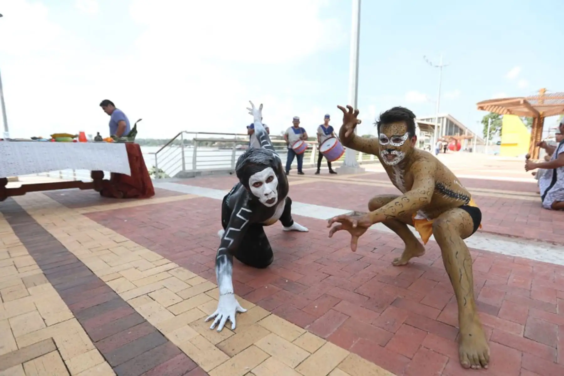 Jóvenes danzantes participan de la Fiesta de San Juan en Pucallpa.
Foto: ANDINA/ Daniel Bracamonte